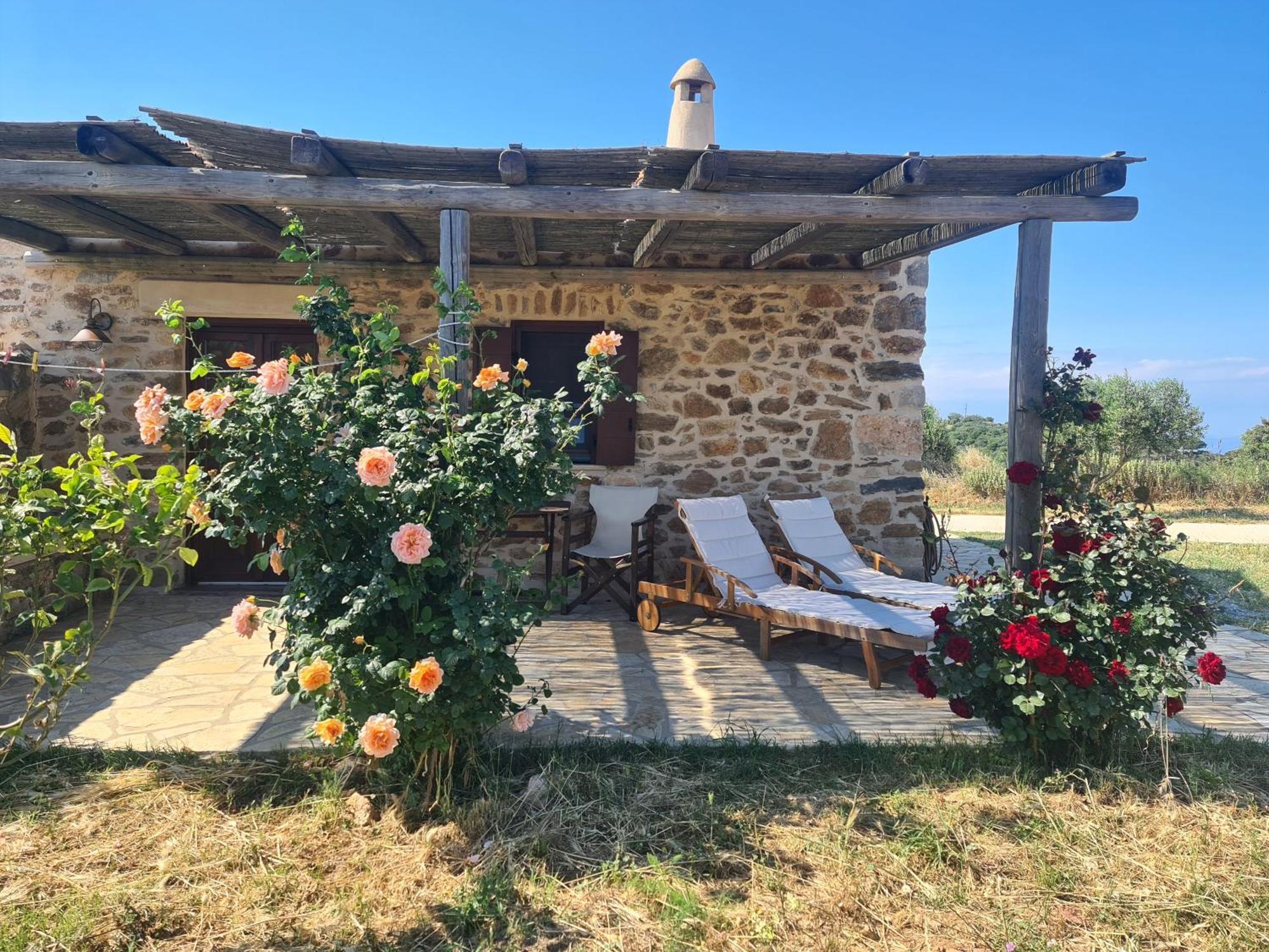 Вилла The Stone House Potamos  Экстерьер фото
